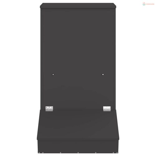 Disznó Etető Fekete 55 x 51 x 91,5 cm Hidegen Hengerelt Acél