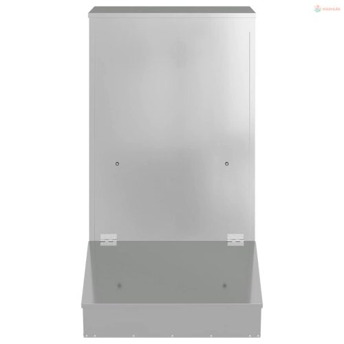 Disznó Etető Ezüst 55 x 51 x 91,5 cm Horganyzott acél