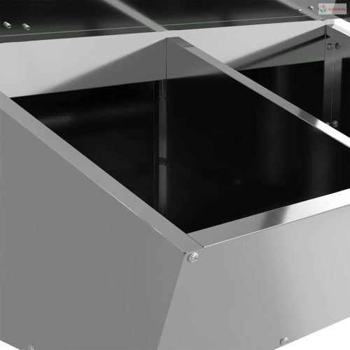 Disznó Etető Ezüst 82 x 51 x 91,5 cm Horganyzott acél