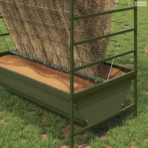 Haszonállat Etető Olajzöld 100 x 60 x 90 cm
