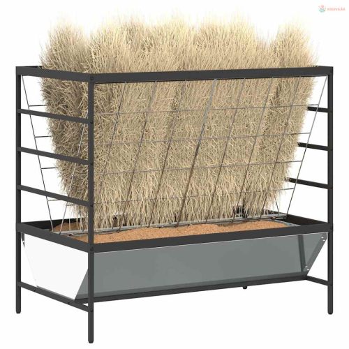 Haszonállat Etető Ezüst 100 x 60 x 90 cm Horganyzott acél