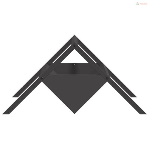 Állattenyésztési takarmányzó Fekete 111 x 76 x 38 cm