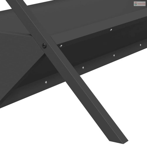 Állattenyésztési takarmányzó Fekete 111 x 76 x 38 cm