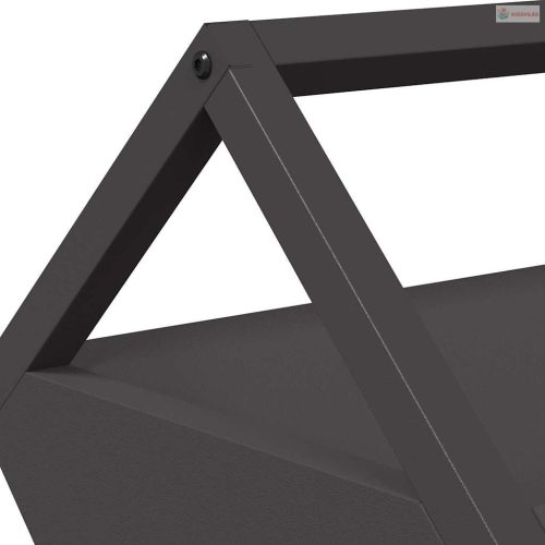 Állattenyésztési takarmányzó Fekete 111 x 76 x 38 cm