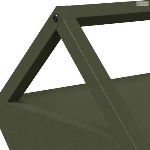 Állattenyésztési takarmányzó Olajzöld 111 x 76 x 38 cm