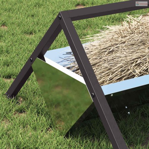 Állattenyésztési takarmányzó Ezüst 111 x 76 x 38 cm