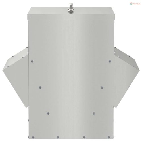 Csirke etető Ezüst 40,5 x 45 x 41 cm Horganyzott acél