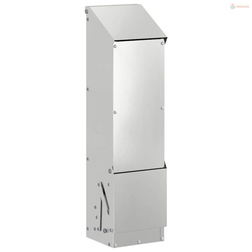 Csirke etető Ezüst 13 x 12 x 51 cm Horganyzott acél