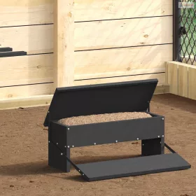 Csirke Treadle Etető Fekete 48,5 x 39,5 x 19 cm