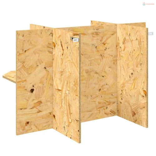 Terrárium alap Barna 80 x 50 x 50 cm OSB