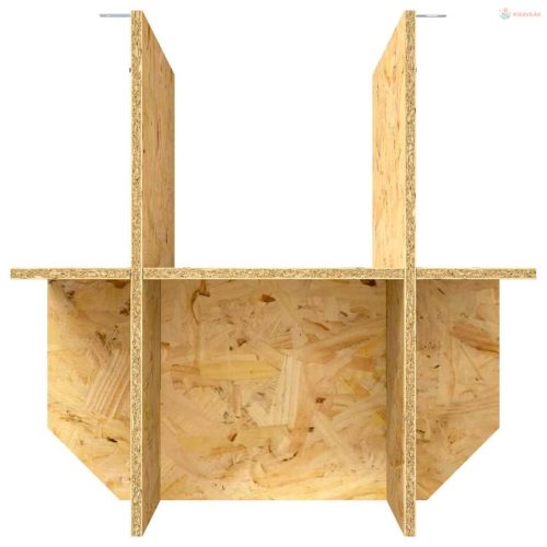 Terrárium alap Barna 50 x 50 x 50 cm OSB