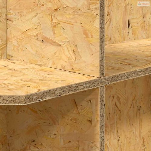 Terrárium alap polcokkal Barna 80 x 40 x 50 cm OSB