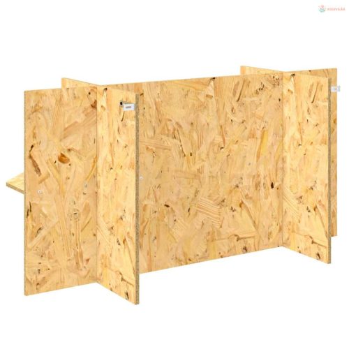Terrárium alap polcokkal Barna 100 x 40 x 50 cm OSB