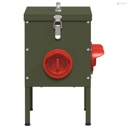 Csirke etető 2 pcs Olajzöld 41,5 x 20,5 x 33 cm