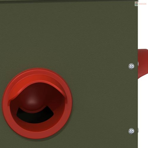 Csirke etető 2 pcs Olajzöld 41,5 x 20,5 x 33 cm