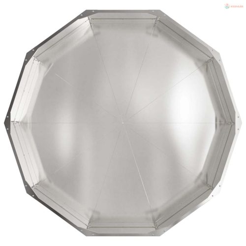 Növénytartó Ezüst 120 x 120 x 35 cm Rozsdamentes acél