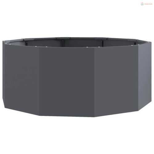 Növénytartó Antracit 90 x 90 x 35 cm Acél