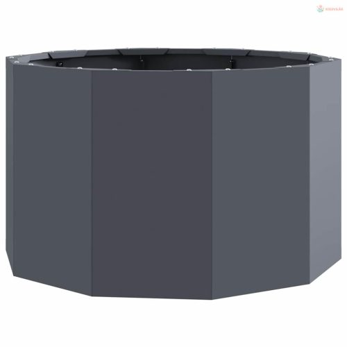 Növénytartó Antracit 60 x 60 x 35 cm Acél