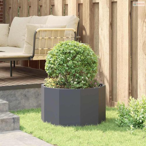 Növénytartó Antracit 60 x 60 x 35 cm Acél