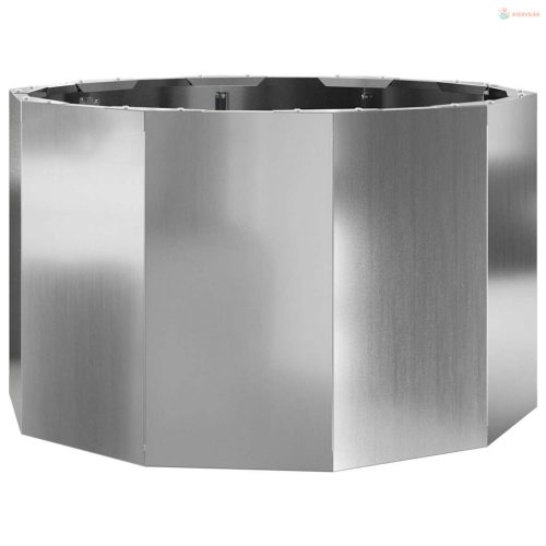 Növénytartó Ezüst 60 x 60 x 35 cm Horganyzott acél