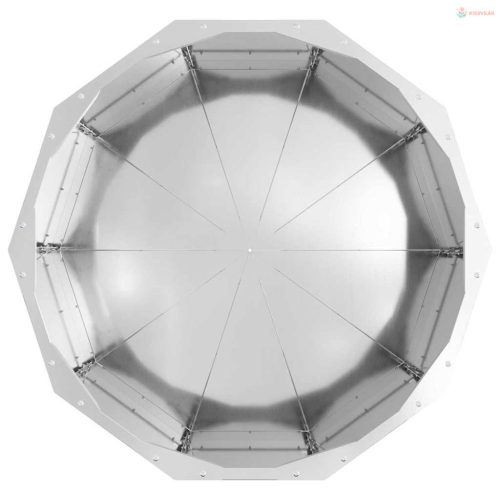 Növénytartó Ezüst 60 x 60 x 35 cm Horganyzott acél