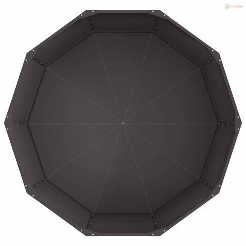 Növénytartó Fekete 120 x 120 x 50 cm Acél