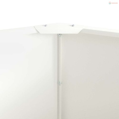 Növénytartó Fehér 120 x 120 x 50 cm Acél