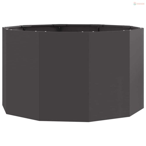 Növénytartó Fekete 90 x 90 x 50 cm Acél