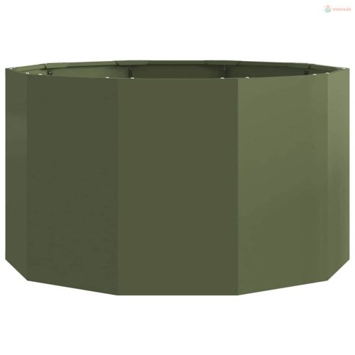 Növénytartó Olajzöld 90 x 90 x 50 cm Acél