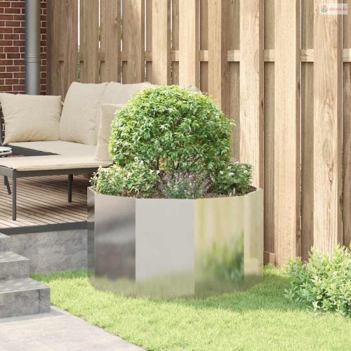 Növénytartó Ezüst 90 x 90 x 50 cm Horganyzott acél