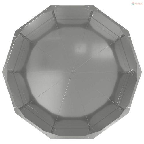 Növénytartó Ezüst 90 x 90 x 50 cm Horganyzott acél