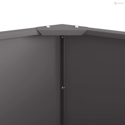 Növénytartó Fekete 60 x 60 x 50 cm Acél