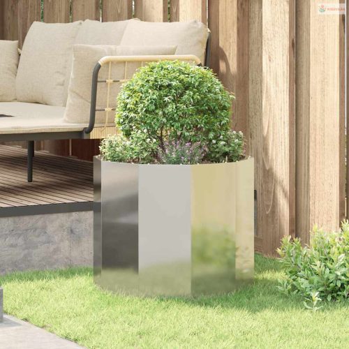 Növénytartó Ezüst 60 x 60 x 50 cm Horganyzott acél