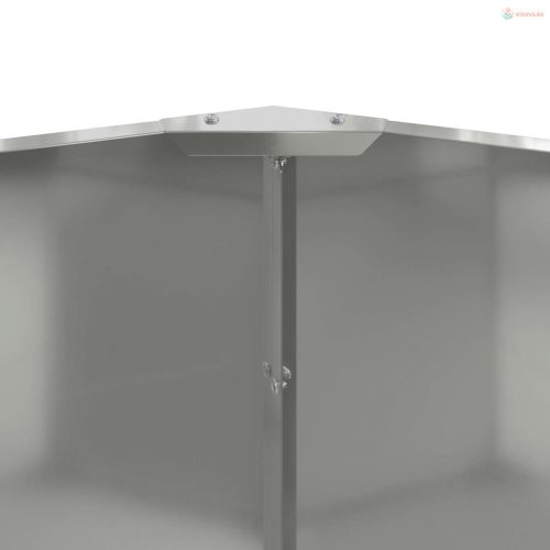 Növénytartó Ezüst 60 x 60 x 50 cm Horganyzott acél