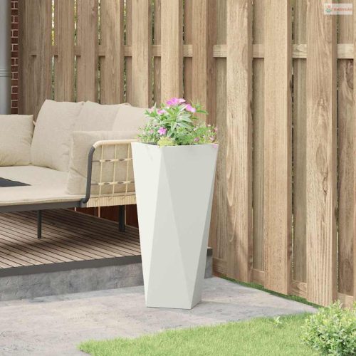 Növénytartó Fehér 30 x 30 x 75 cm Acél