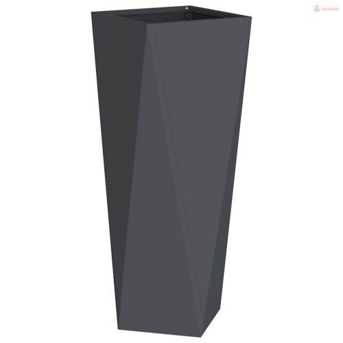 Növénytartó Antracit 30 x 30 x 75 cm Acél
