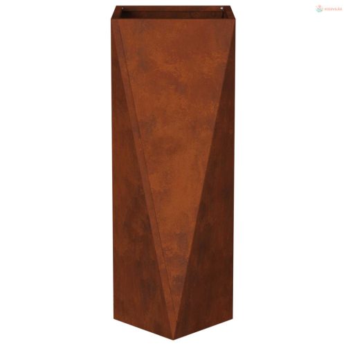 Növénytartó Rozsdás 30 x 30 x 75 cm Időjárásálló acél