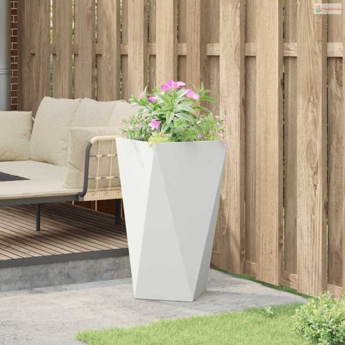Növénytartó Fehér 40 x 40 x 75 cm Acél