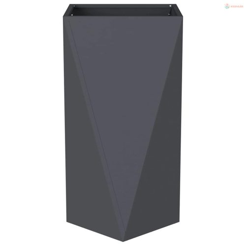 Növénytartó Antracit 40 x 40 x 75 cm Acél