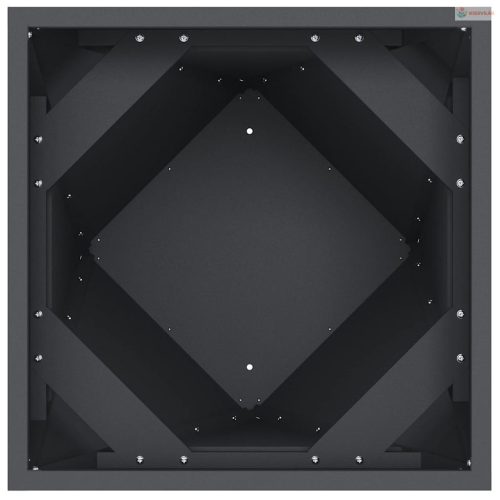 Növénytartó Antracit 40 x 40 x 75 cm Acél