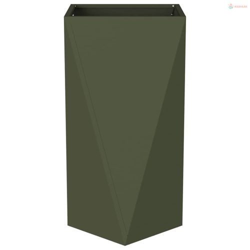 Növénytartó Olajzöld 40 x 40 x 75 cm Acél