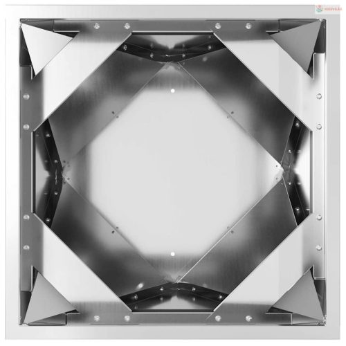 Növénytartó Ezüst 40 x 40 x 75 cm Horganyzott acél