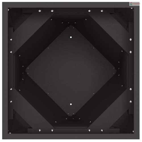 Növénytartó Fekete 50 x 50 x 75 cm Acél