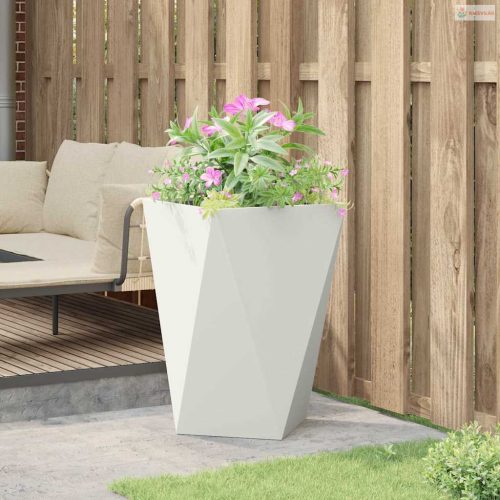Növénytartó Fehér 50 x 50 x 75 cm Acél