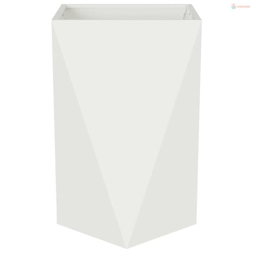 Növénytartó Fehér 50 x 50 x 75 cm Acél