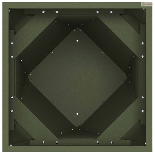 Növénytartó Olajzöld 50 x 50 x 75 cm Acél