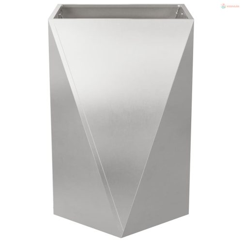 Növénytartó Ezüst 50 x 50 x 75 cm Rozsdamentes acél