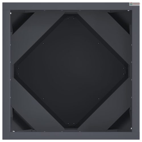 Növénytartó Antracit 30 x 30 x 30 cm Acél