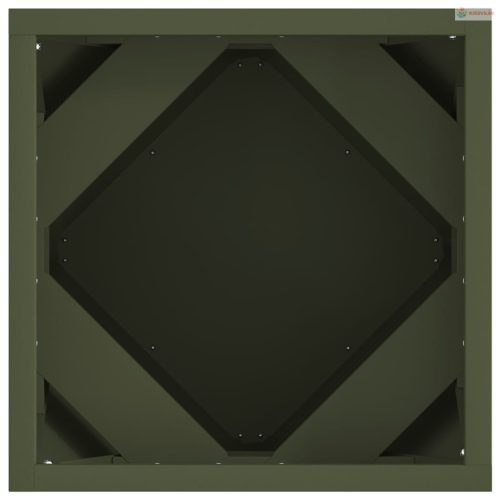 Növénytartó Olajzöld 30 x 30 x 30 cm Acél