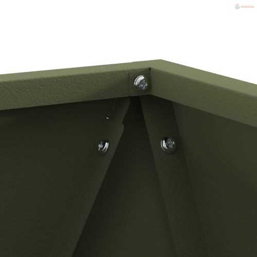 Növénytartó Olajzöld 30 x 30 x 30 cm Acél